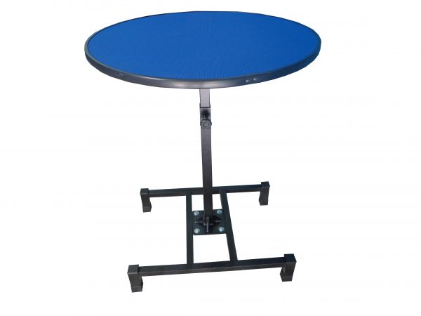 MESA DE TOSA COM TAMPO REDONDO E GIRATÓRIO